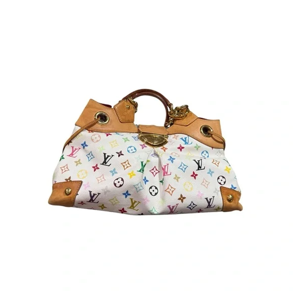 Louis Vuitton Ursula White Multicolor Murakami Bag - Picture 3 of 17